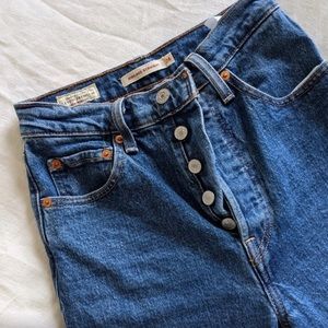 Levi's ribcage straight jeans